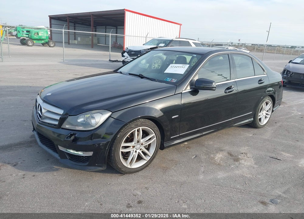 2012 MERCEDES-BENZ C 250 VIN: WDDGF4HB4CR205112
