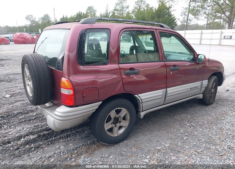 2002 CHEVROLET TRACKER HARD TOP LT VIN: 2CNBE634226909892