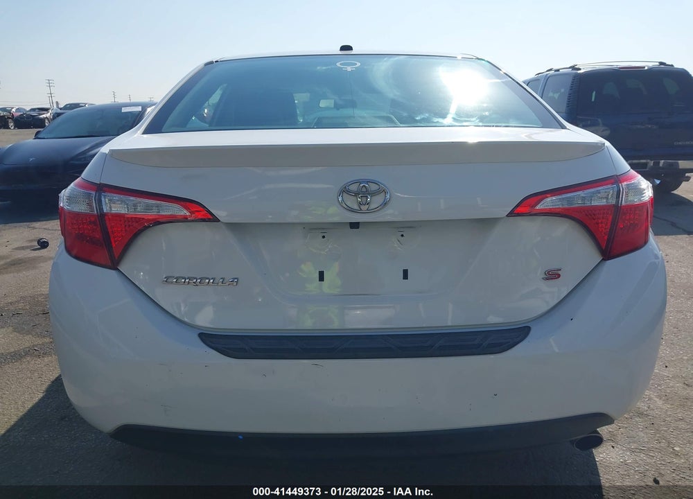 2016 TOYOTA COROLLA VIN: 5YFBURHE6GP542107