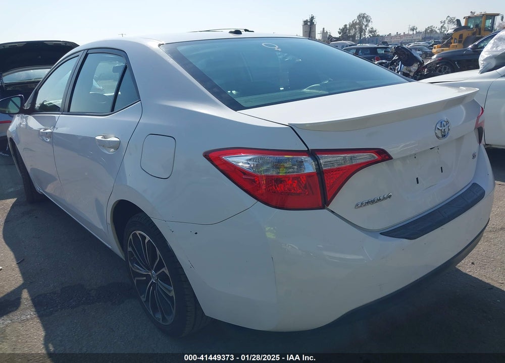 2016 TOYOTA COROLLA VIN: 5YFBURHE6GP542107