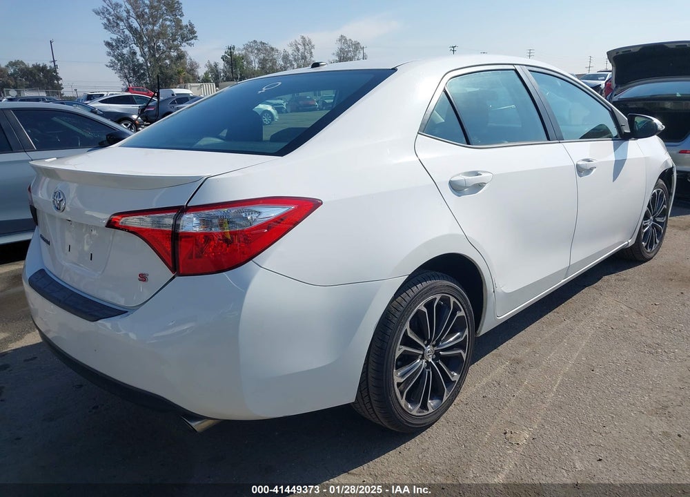 2016 TOYOTA COROLLA VIN: 5YFBURHE6GP542107