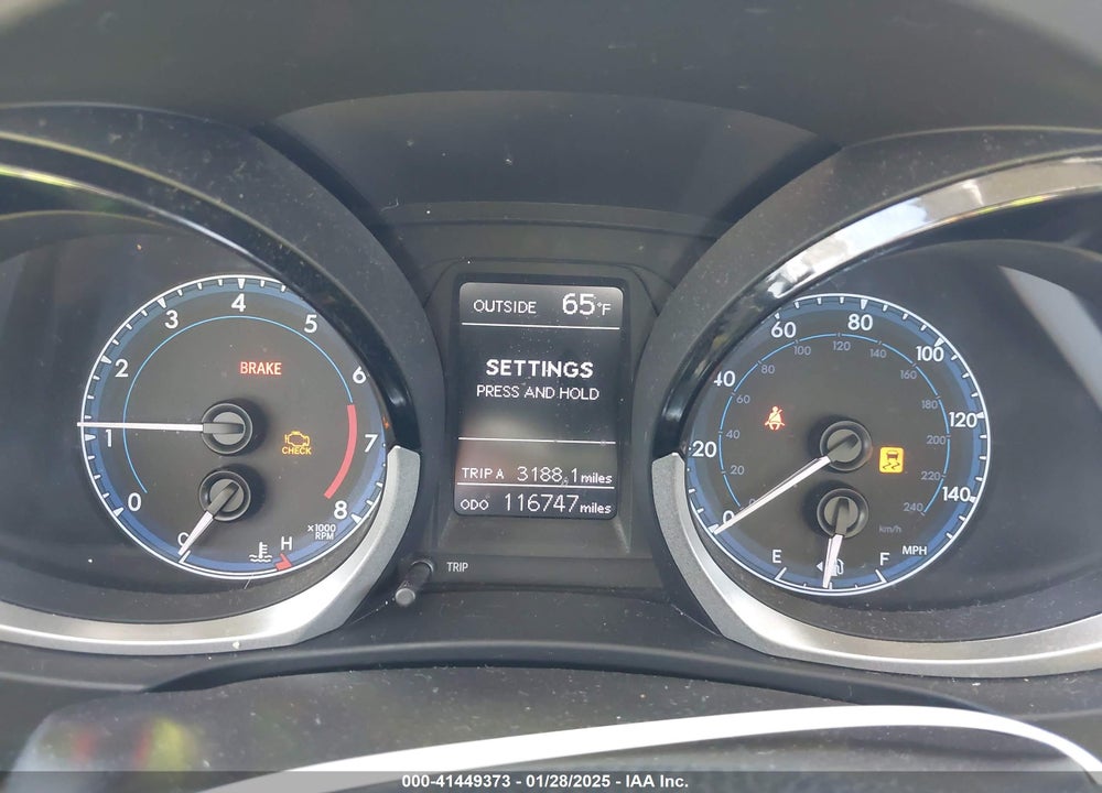 2016 TOYOTA COROLLA VIN: 5YFBURHE6GP542107