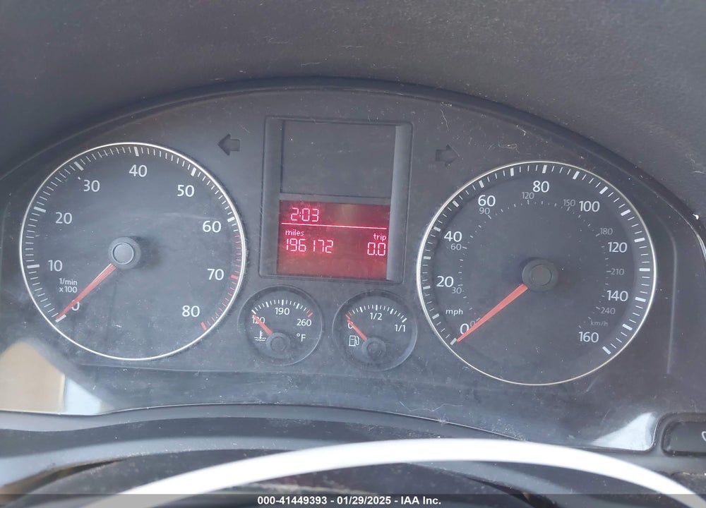 2009 VOLKSWAGEN JETTA 2.5L SE VIN: 3VWPM71K49M307688