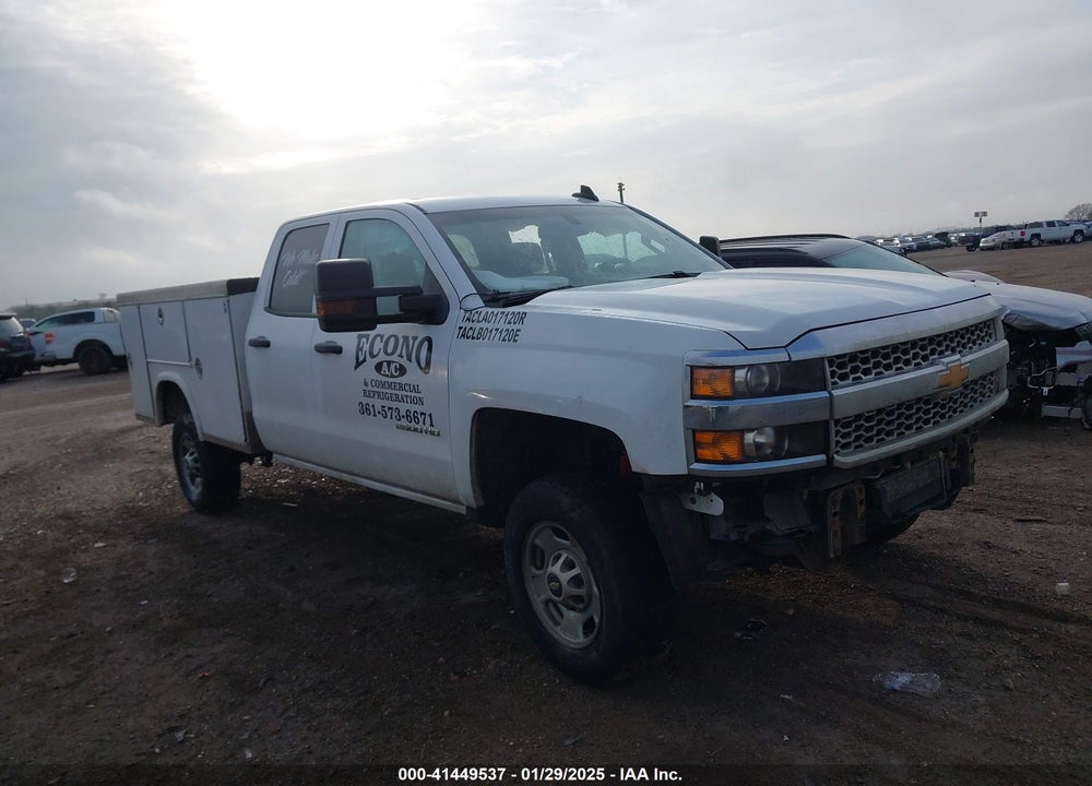 2019 CHEVROLET SILVERADO 2500HD VIN: 2GB2CREG1K1220642