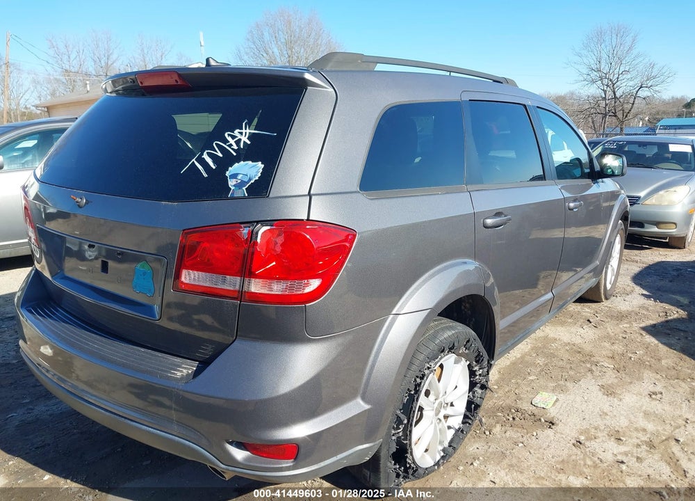 2017 DODGE JOURNEY SXT VIN: 3C4PDCBG4HT510932