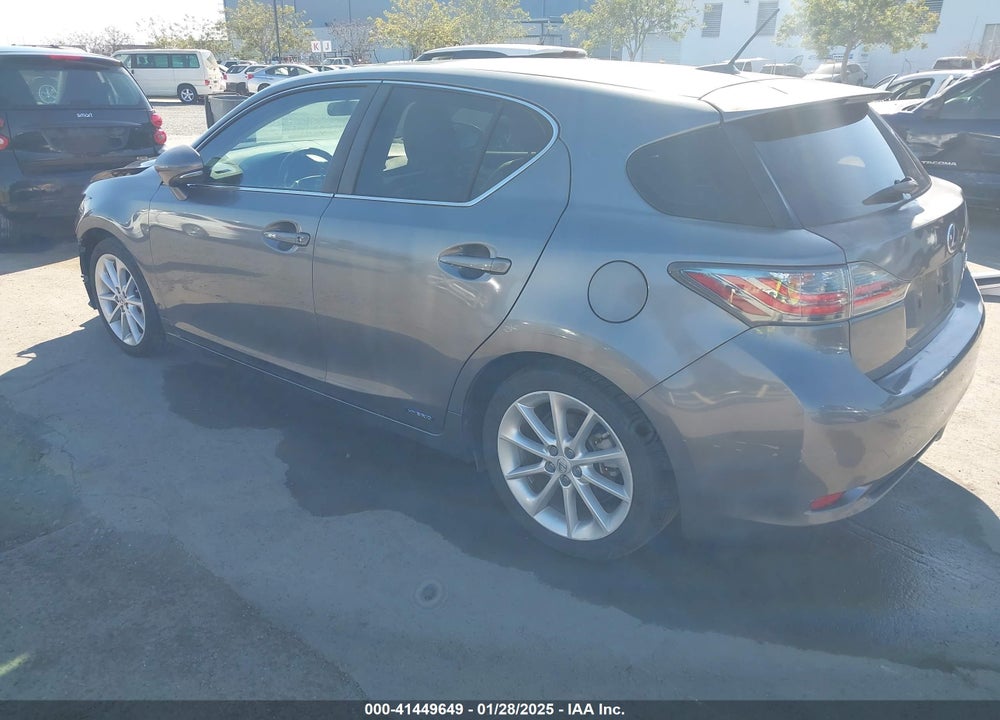 2013 LEXUS CT 200H VIN: JTHKD5BH4D2131065