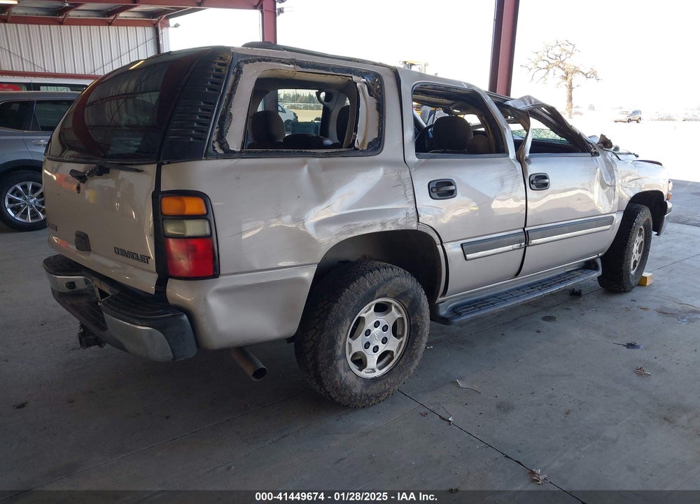 2005 CHEVROLET TAHOE LS VIN: 1GNEC13T65J172986
