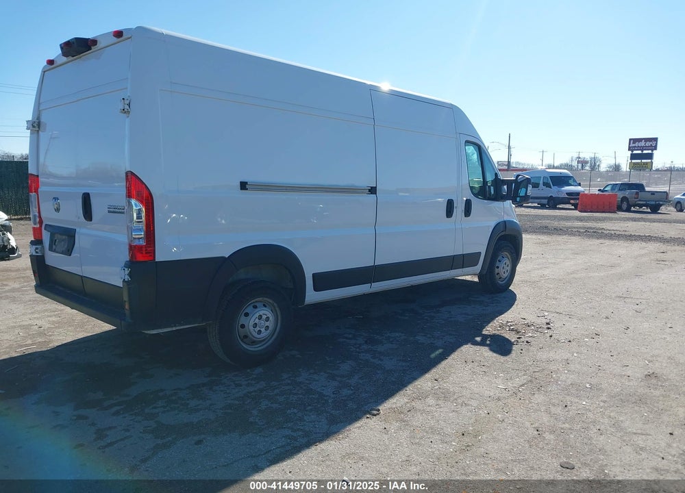 2023 RAM PROMASTER 2500 HIGH ROOF 159 WB VIN: 3C6LRVDGXPE563797