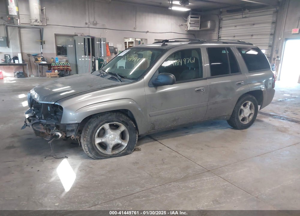 2008 CHEVROLET TRAILBLAZER LT VIN: 1GNDT13S782221789
