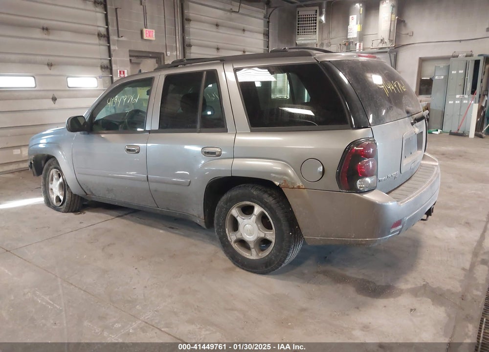 2008 CHEVROLET TRAILBLAZER LT VIN: 1GNDT13S782221789