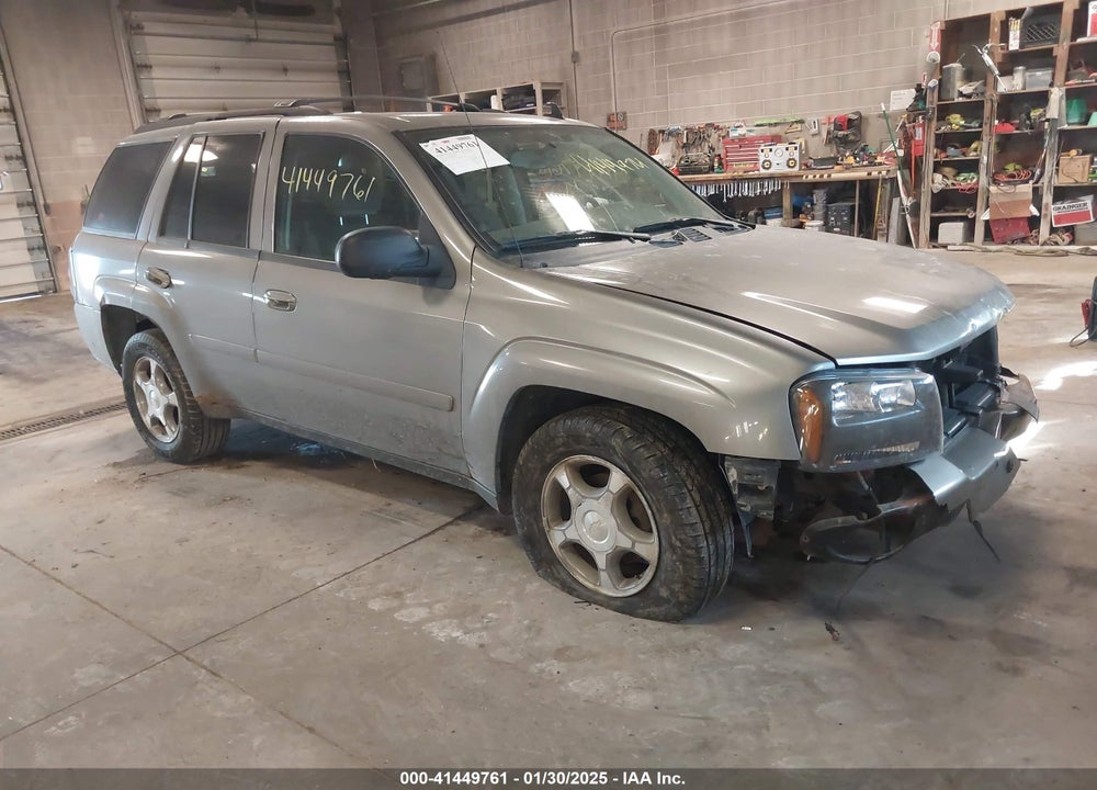 2008 CHEVROLET TRAILBLAZER LT VIN: 1GNDT13S782221789