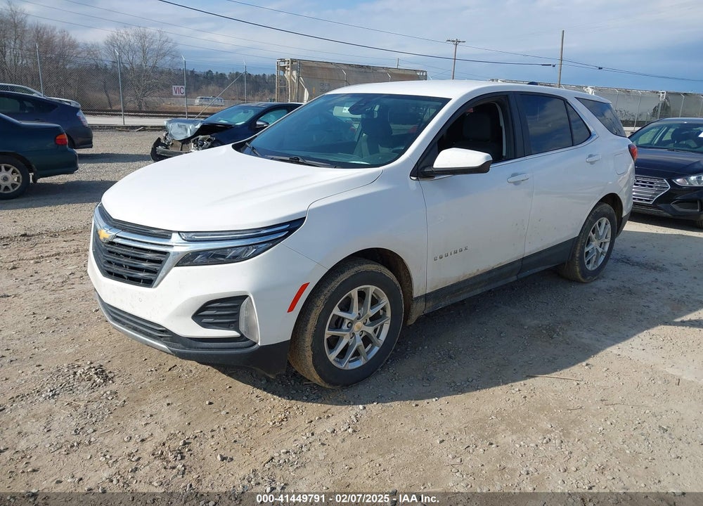 2022 CHEVROLET EQUINOX AWD LT VIN: 3GNAXUEV6NL108149