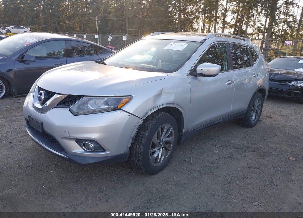 2015 NISSAN ROGUE SL VIN: 5N1AT2MV2FC791809