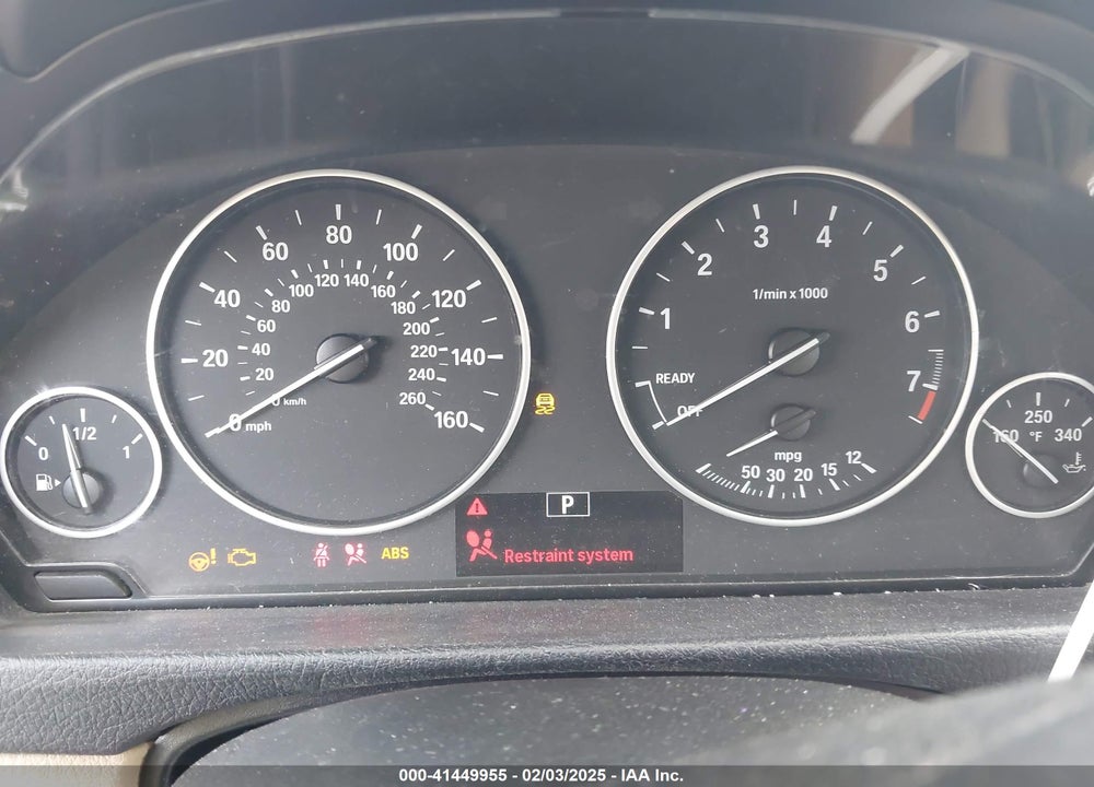 2017 BMW 320I VIN: WBA8E1G53HNU13375