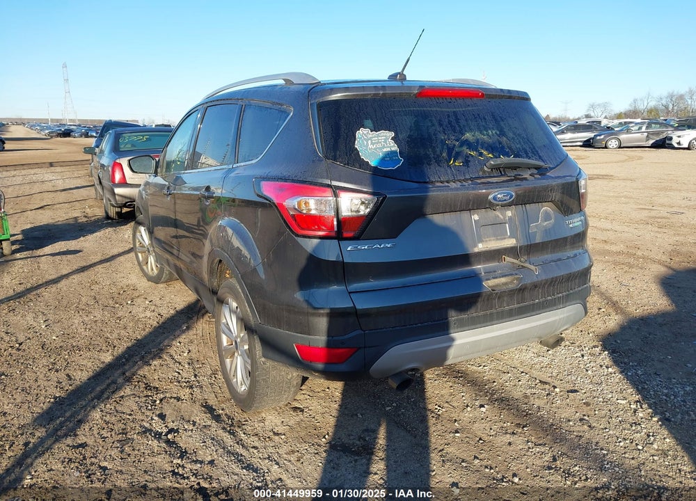 2017 FORD ESCAPE TITANIUM VIN: 1FMCU0J91HUC82454