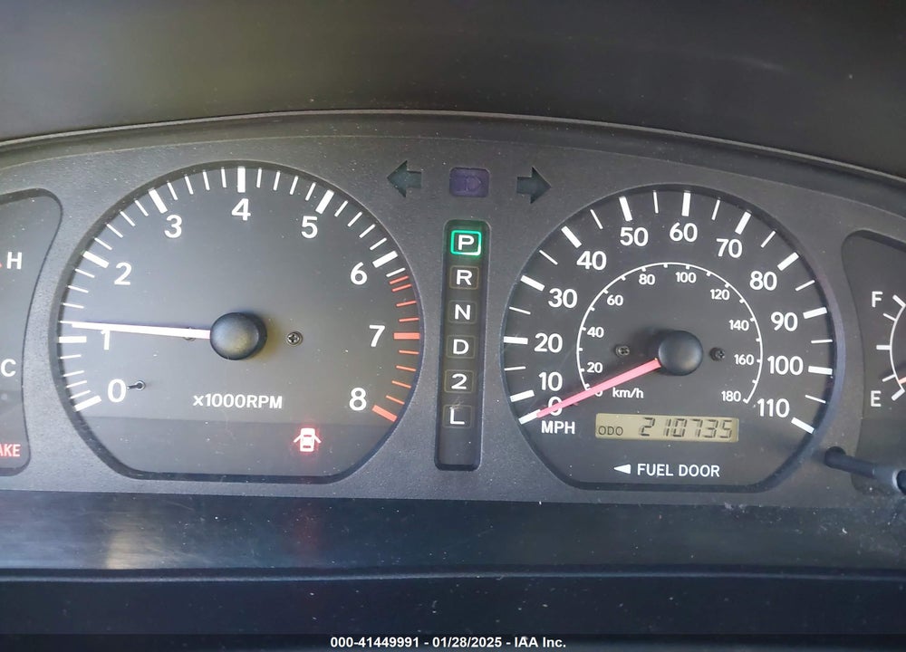 2000 TOYOTA SIENNA LE VIN: 4T3ZF13C6YU192324