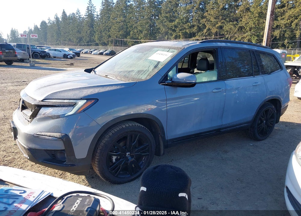 2022 HONDA PILOT AWD BLACK EDITION VIN: 5FNYF6H74NB049054