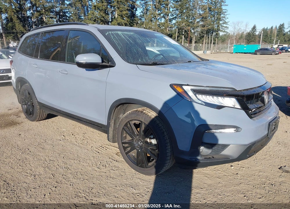 2022 HONDA PILOT AWD BLACK EDITION VIN: 5FNYF6H74NB049054
