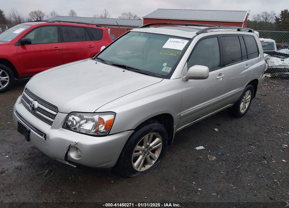 2006 TOYOTA HIGHLANDER HYBRID V6 VIN: JTEEW21A760015204