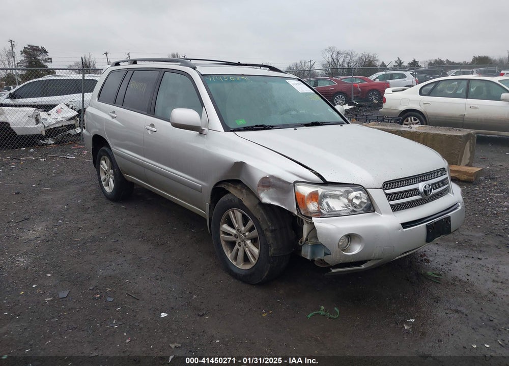 2006 TOYOTA HIGHLANDER HYBRID V6 VIN: JTEEW21A760015204