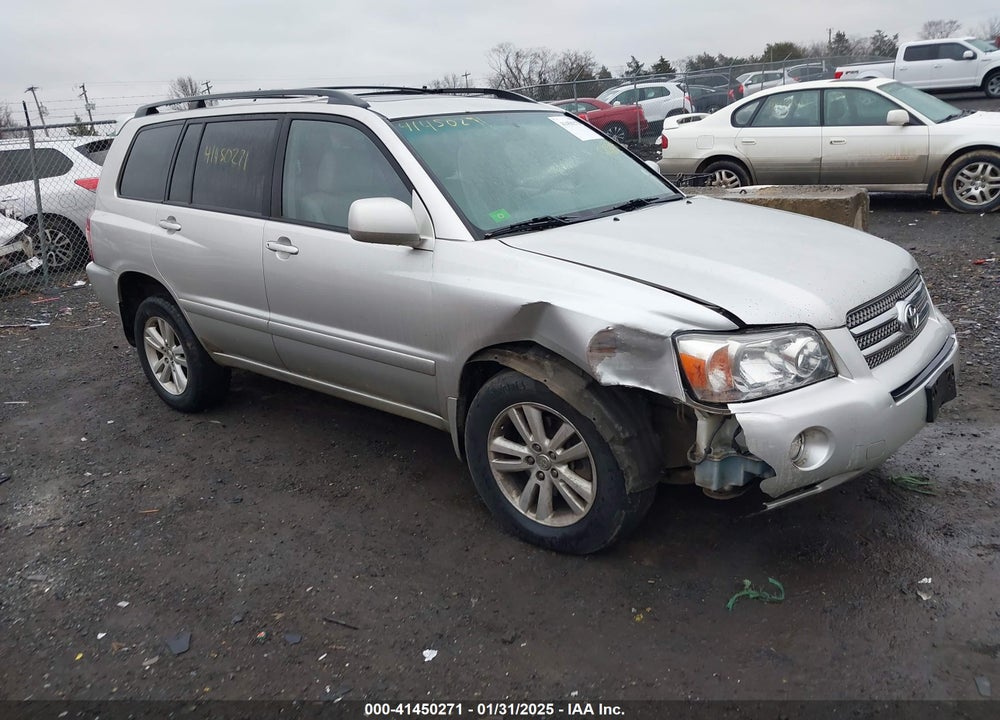 2006 TOYOTA HIGHLANDER HYBRID V6 VIN: JTEEW21A760015204