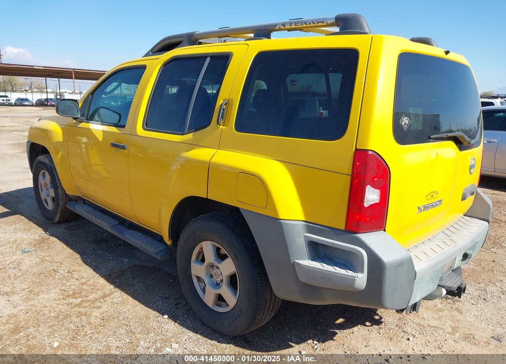2007 NISSAN XTERRA S VIN: 5N1AN08U37C536894
