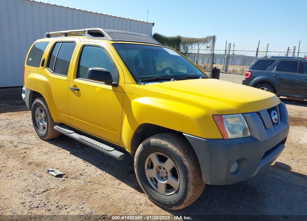 2007 NISSAN XTERRA S VIN: 5N1AN08U37C536894
