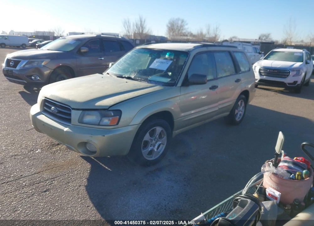 2003 SUBARU FORESTER XS VIN: JF1SG65603H739899