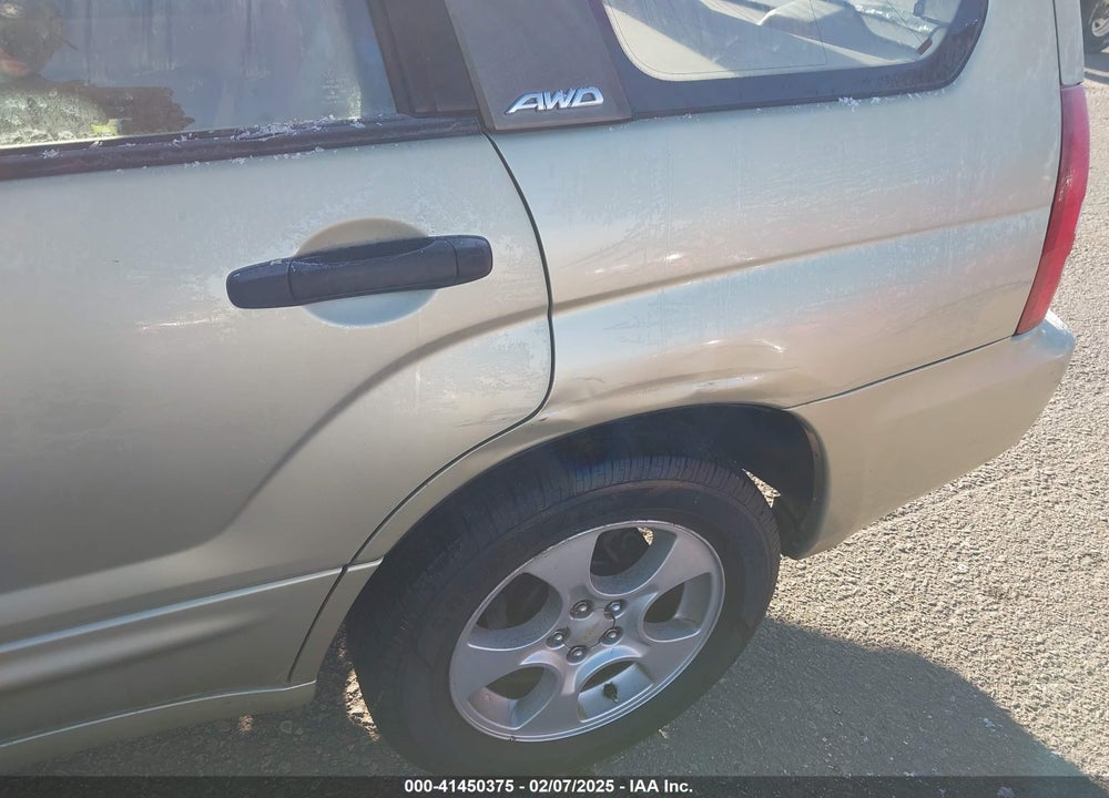 2003 SUBARU FORESTER XS VIN: JF1SG65603H739899