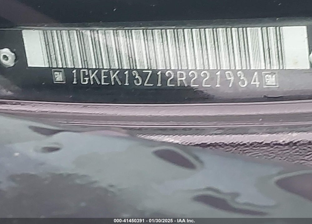 2002 GMC YUKON SLT VIN: 1GKEK13Z12R221934