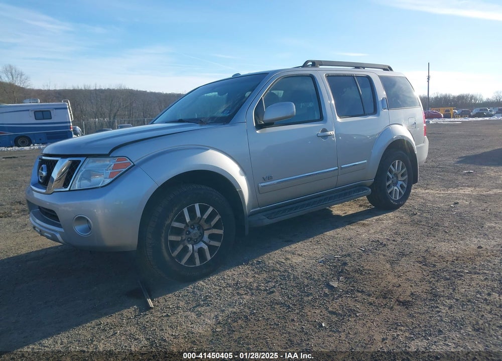 2008 NISSAN PATHFINDER LE V8 VIN: 5N1BR18B98C624623
