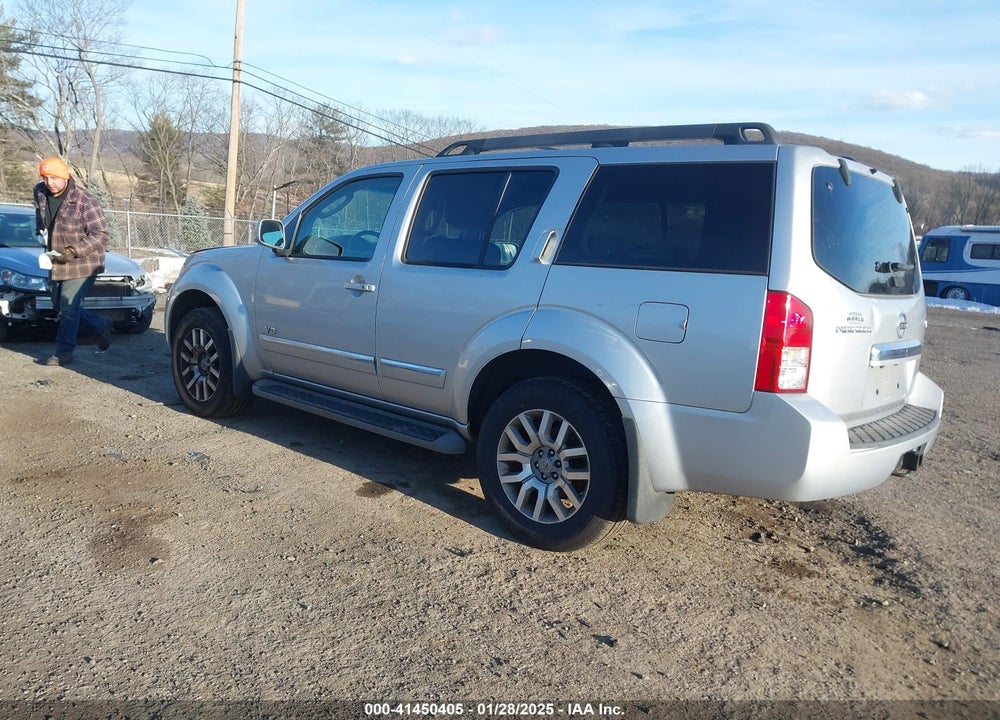 2008 NISSAN PATHFINDER LE V8 VIN: 5N1BR18B98C624623