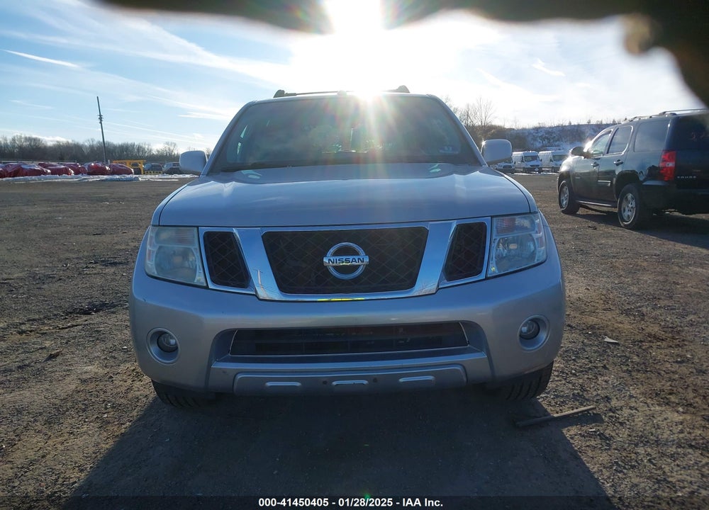 2008 NISSAN PATHFINDER LE V8 VIN: 5N1BR18B98C624623