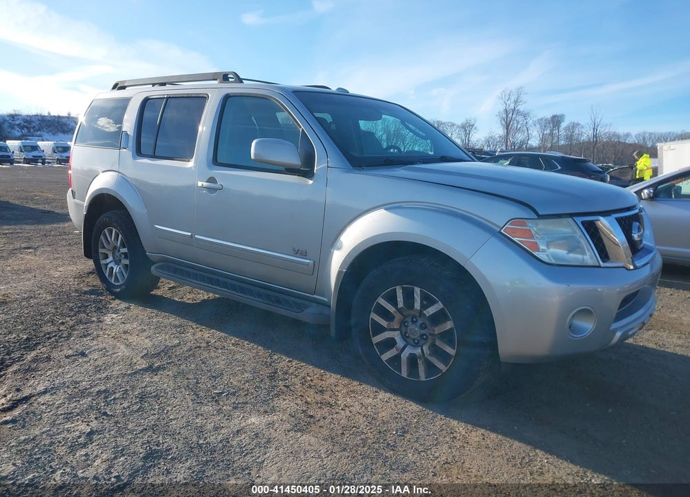 2008 NISSAN PATHFINDER LE V8 VIN: 5N1BR18B98C624623