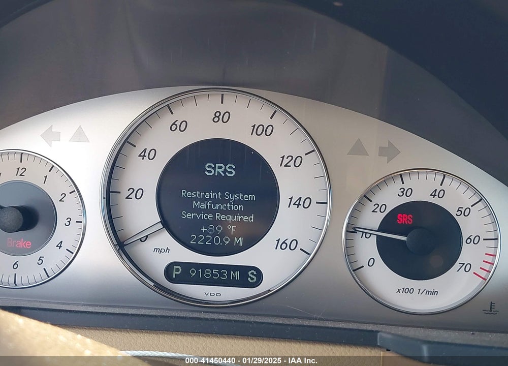 2009 MERCEDES-BENZ E VIN: WDBUF56X99B425606