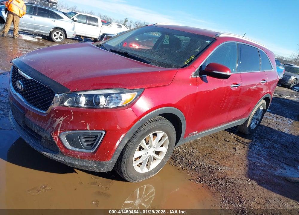 2016 KIA SORENTO 3.3L LX VIN: 5XYPGDA52GG172773