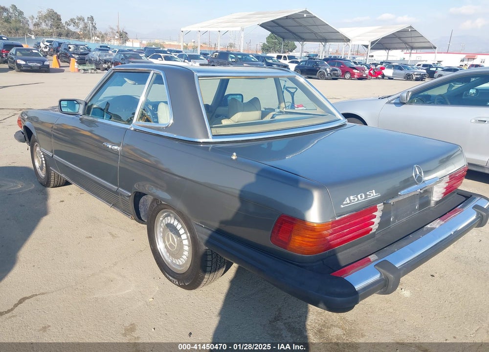 1978 MERZ 450SL VIN: 10704412046380