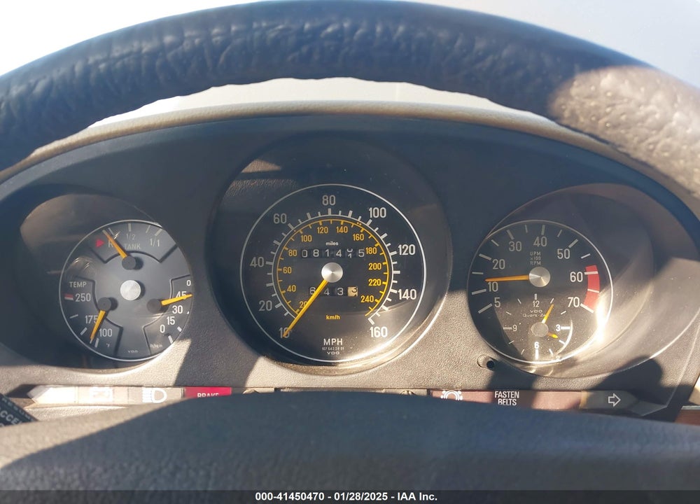 1978 MERZ 450SL VIN: 10704412046380