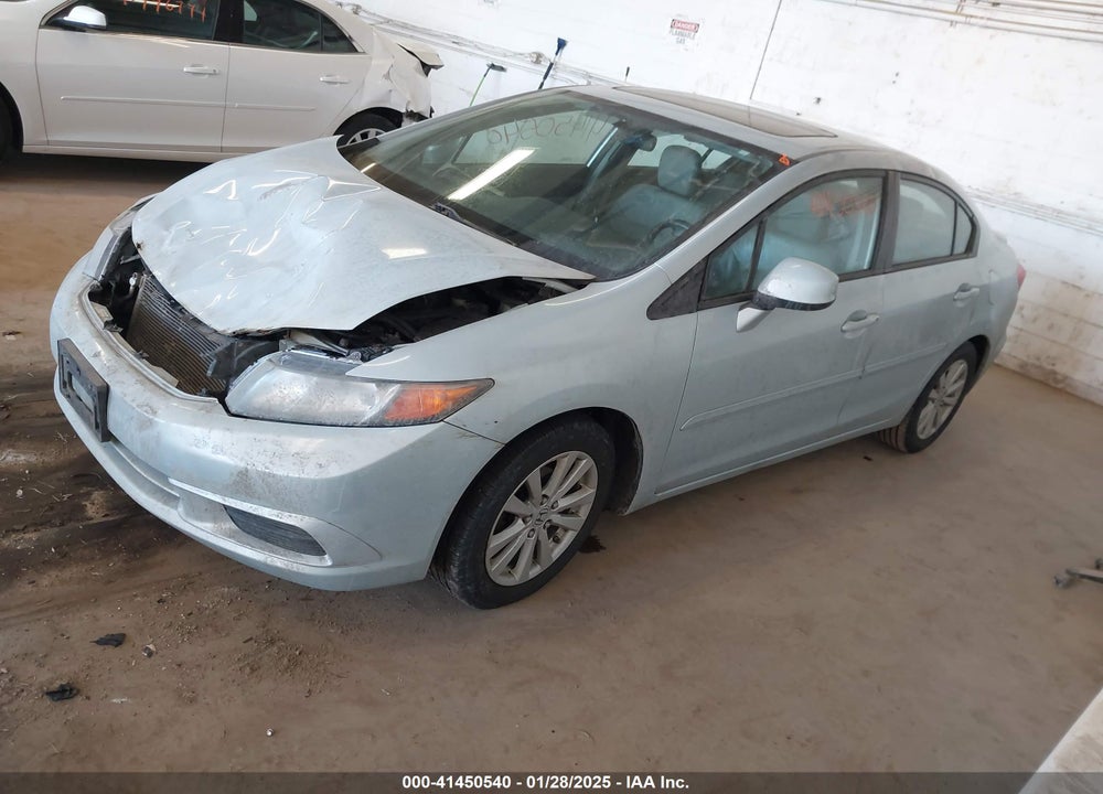 2012 HONDA CIVIC EX-L VIN: 19XFB2F90CE045943
