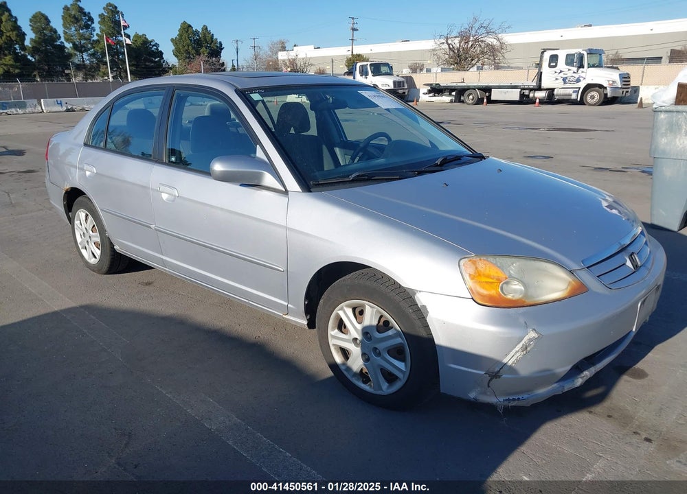 2003 HONDA CIVIC EX VIN: 1HGES25773L003015