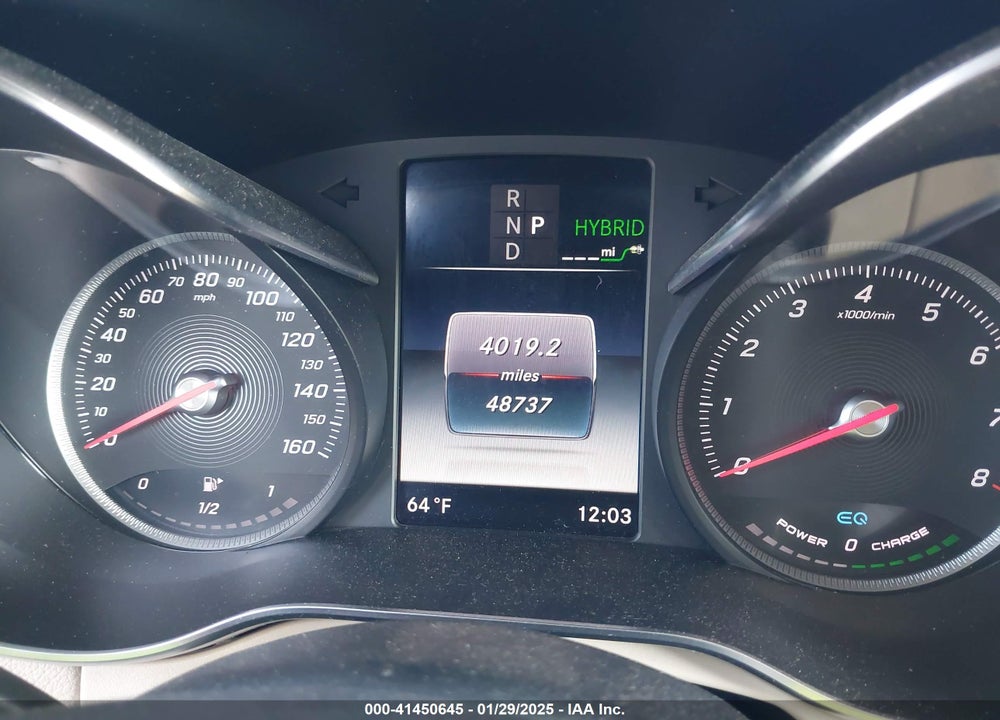 2019 MERCEDES-BENZ GLC 350E 4MATIC VIN: WDC0G5EB1KF577407