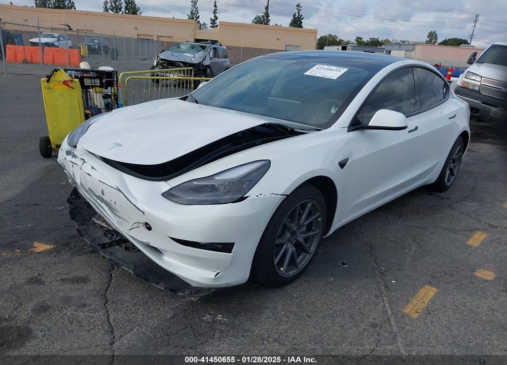 2022 TESLA MODEL 3 REAR-WHEEL DRIVE VIN: 5YJ3E1EA4NF323322