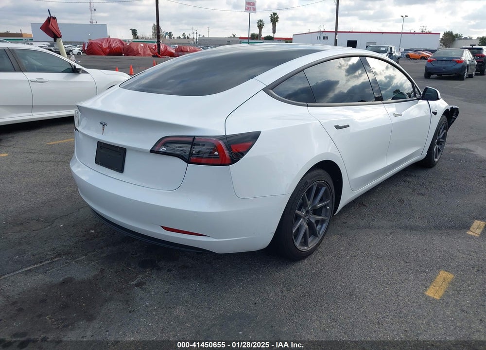2022 TESLA MODEL 3 REAR-WHEEL DRIVE VIN: 5YJ3E1EA4NF323322