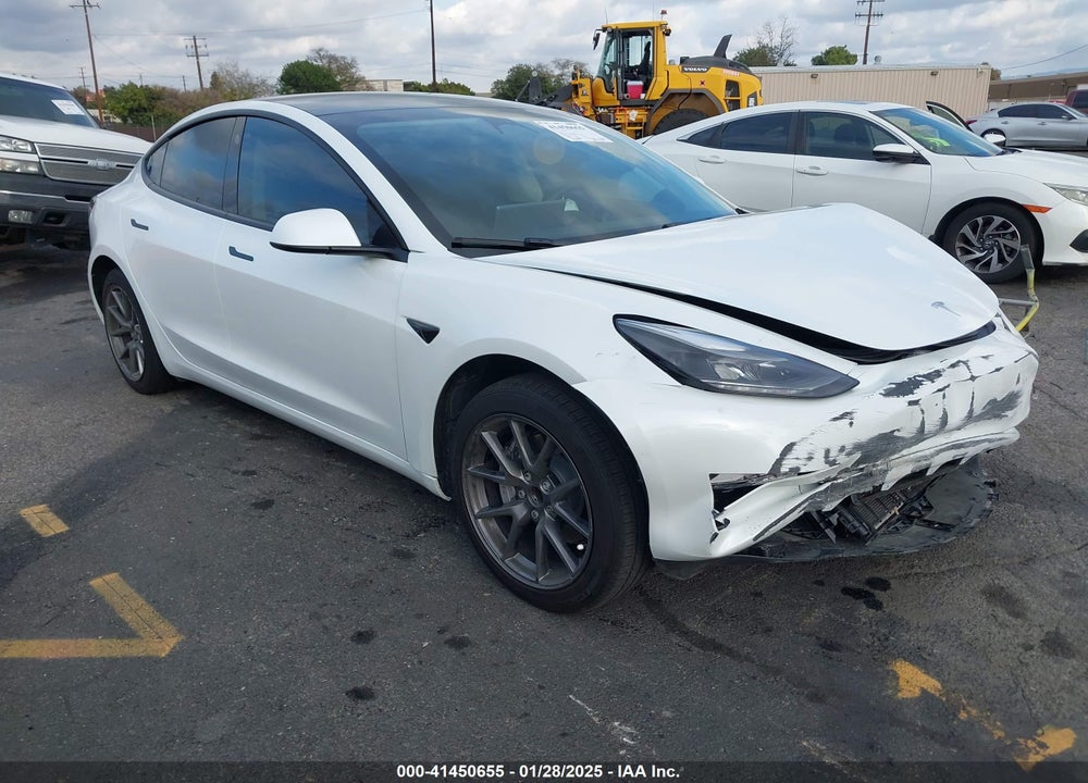 2022 TESLA MODEL 3 REAR-WHEEL DRIVE VIN: 5YJ3E1EA4NF323322