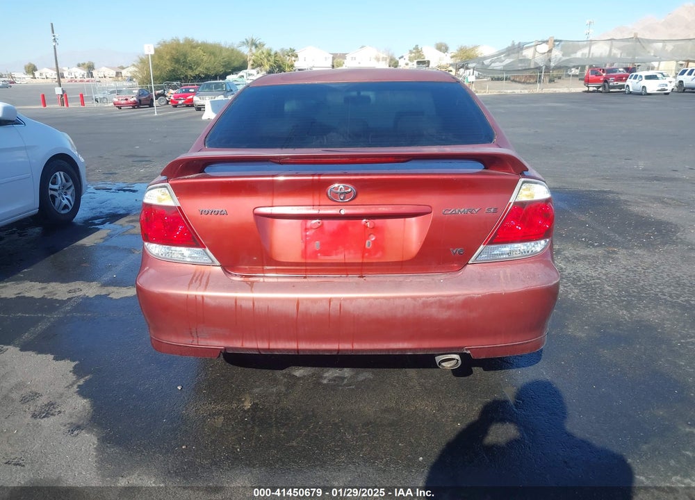 2005 TOYOTA CAMRY SE V6 VIN: 4T1BA30K85U506728