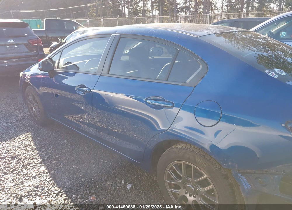 2013 HONDA CIVIC LX VIN: 19XFB2F53DE021179