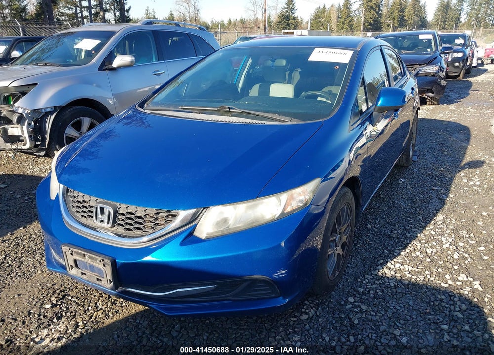 2013 HONDA CIVIC LX VIN: 19XFB2F53DE021179