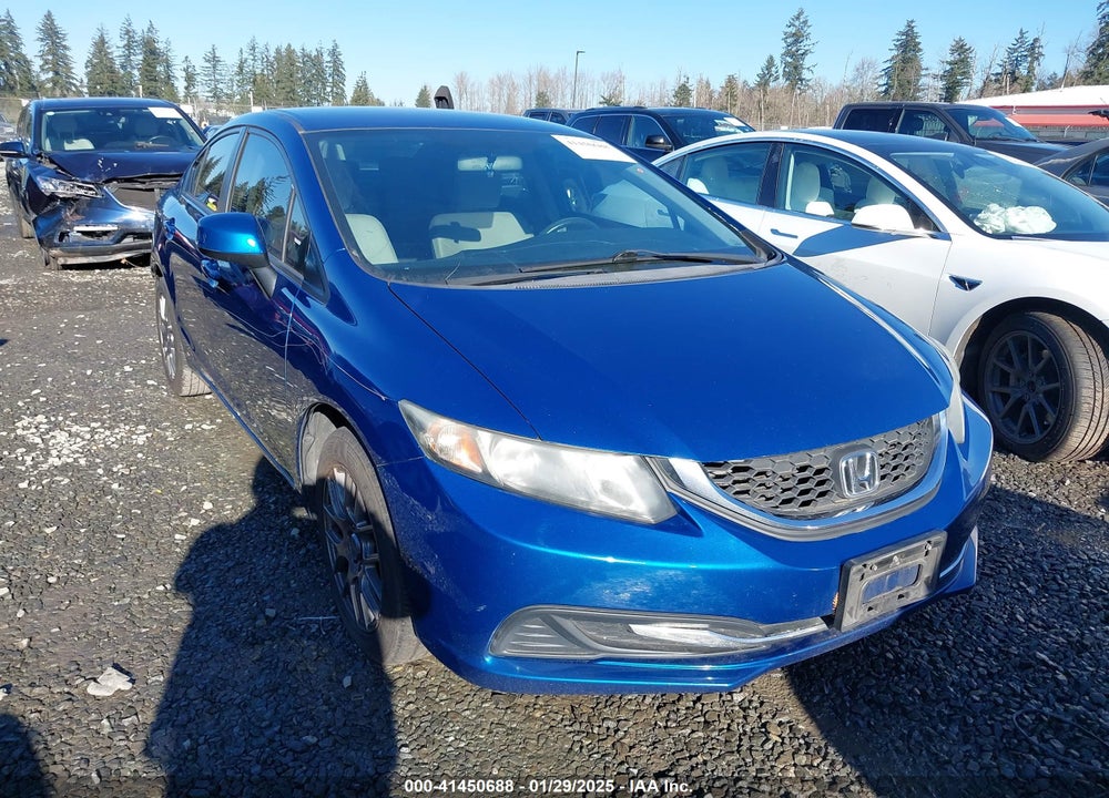 2013 HONDA CIVIC LX VIN: 19XFB2F53DE021179