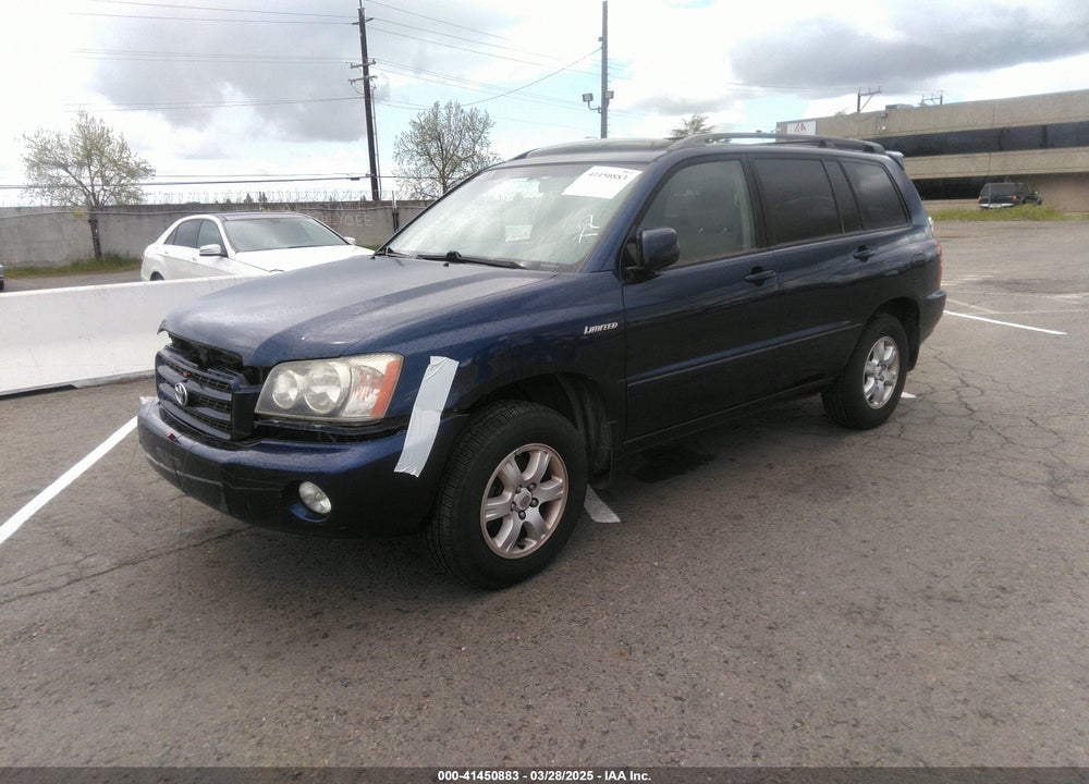 2002 TOYOTA HIGHLANDER LIMITED VIN: JTEGF21A820061482