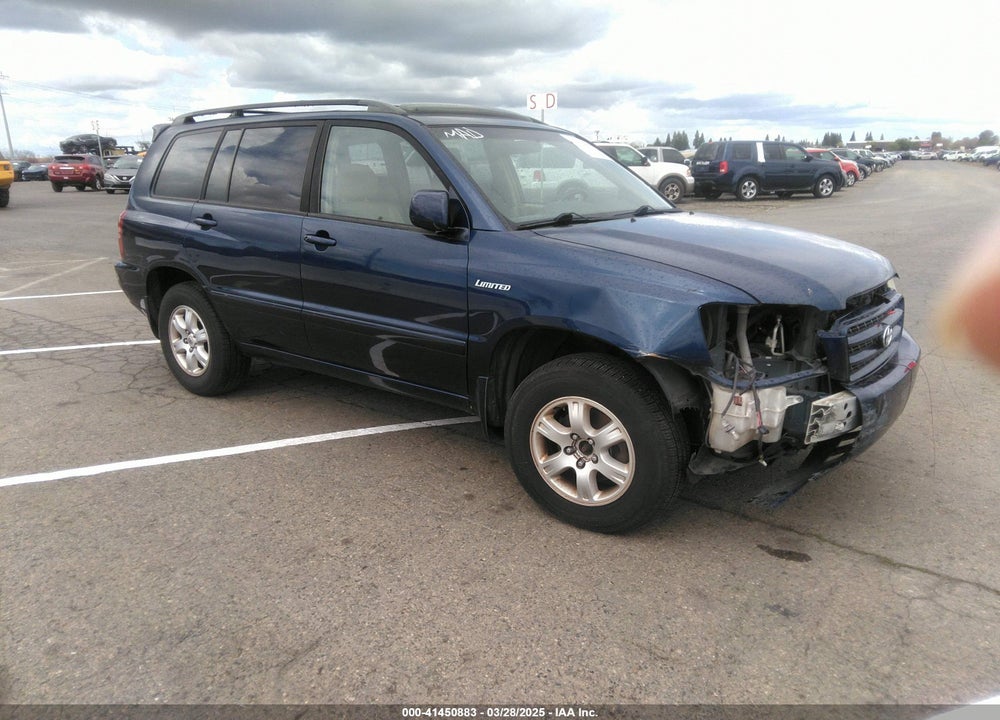 2002 TOYOTA HIGHLANDER LIMITED VIN: JTEGF21A820061482